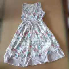 Par Avion☆ノースリーブワンピース　花柄☆匿名配送☆送料無料