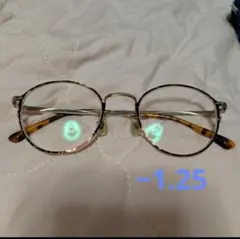 Zoffメガネ -1.25度