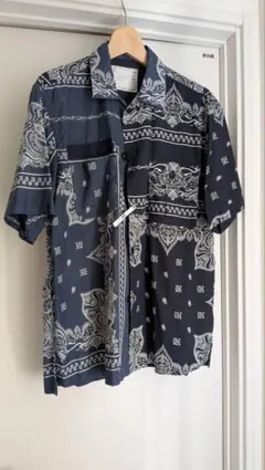 美品 sacai サカイ バンダナ シャツのサムネイル