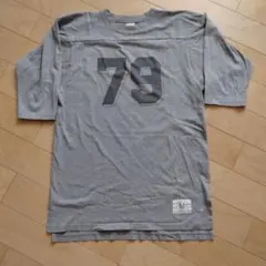 Champion フットボール七分袖 グレー M　BEAMS