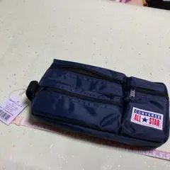 コンバース　3ポケットペンケース　ネイビー