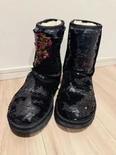 UGG ムートンブーツ スパンコール ブラックのサムネイル