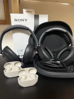 SONY4個セット　イヤホン　ヘッドホンのサムネイル