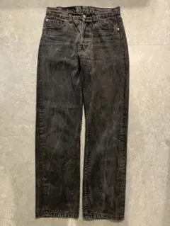 90s USA製 Levi’s 501 後染めブラック デニム