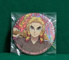 鬼滅の刃　ホログラム缶バッジ　漆ノ章　煉獄杏寿郎　等身　ナムコ限定