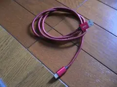 レッド USB-Cケーブル 約1.5m
