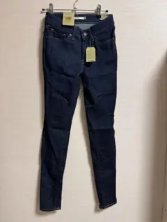 711 SKINNY スキニーデニム W24 L30 ダークブルーのサムネイル