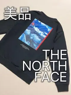 希少　ノースフェイス 30周年限定記念　トレーナー　黒　裏起毛　美品　150