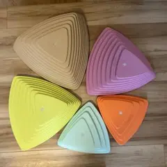 バランスストーン　SHAPE28 知育玩具 三角形 5個セット