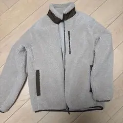 ホワイトフリースジャケット Mサイズ