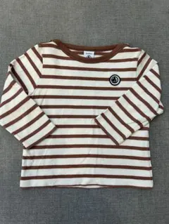 プチバトー　ストライプ 長袖Tシャツ 18m 81cm