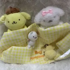 ポムポムプリン、マフィン　ティシュボックスケース　ティッシュケースカバー