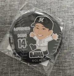 千葉ロッテマリーンズ　＃14 小島和哉投手　2025年ファンフェス 缶バッジ