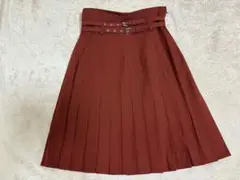 YONEDA KASUKO ハイウェストプリーツスカート 【90sヴィンテージ]