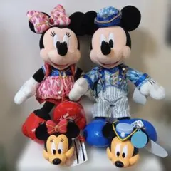 ディズニー パルパルーザ ぬいぐるみ バッジ ツムツム ミッキー ミニー