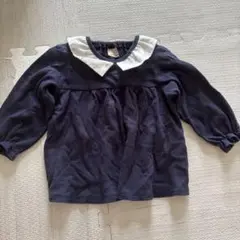 petit main ネイビー 長袖 トップス 80cm