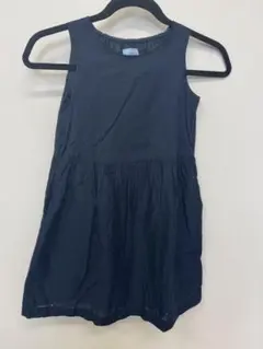 UNIQLO キッズ ネイビー ノースリーブ ワンピース　120