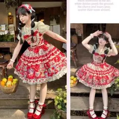ストロベリー ロリータ いちご 甘ロリ クラロリ ワンピース ブラウス ストロベリー ロリータ いちご 甘ロリ クラロリ ワンピース ブラウス