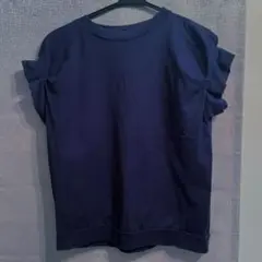 mizuiro ind ネイビー 半袖Tシャツ 袖コンシャス　Fサイズのサムネイル