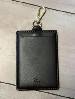 ⭐️新品未使用品⭐️ダークブラウンレザー パスケース ゴールドクリップ