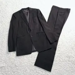 PAZZO スーツ ジャケット パンツ 180cm YA7 黒 ストライプのサムネイル