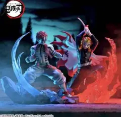 鬼滅の刃 フィギュア XrossLink 煉獄杏寿郎 猗窩座 2個　クロスリンク