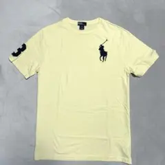 ポロラルフローレン　ポロプレイヤービックポニー刺繍イエローTシャツ新品