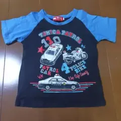 トミカ TOMICA パトカー 半袖Tシャツ 120cm