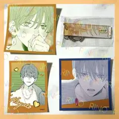 【春の嵐とモンスター】漫福ガチャ　南須迅人 ステッカー　アクリルキーホルダー