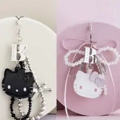 HELLO KITTY × BRILMY ミラー付きビーズストラップセット