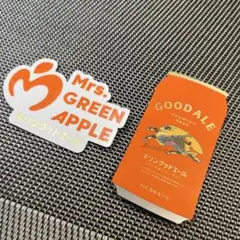 Mrs. GREEN APPLE ステッカー & GOOD ALE パッケージ