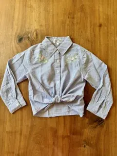 ★MOTHERWAYS★ ピンストライプ柄 刺繍入 120