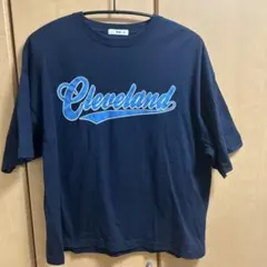 WEGO ロゴ Tシャツ ネイビー Ｍサイズのサムネイル
