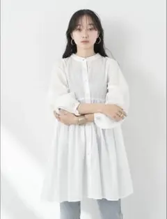 ボリュームチュニック アースミュージックアンドエコロジー 春 春夏 春物