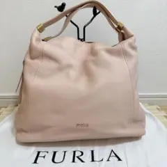 【美品】FURLA ピンク ショルダーバッグ エリザベス