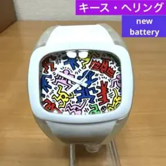 【電池新品】　キースヘリング　シリコンベルト　アナログ　ワケありのサムネイル