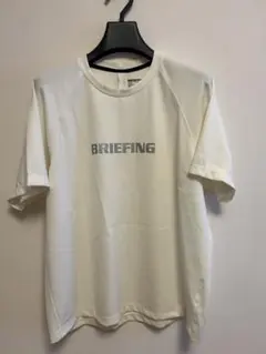 未使用級 BRIEFING ブリーフィング モックネック BG 国旗 メタルロゴ