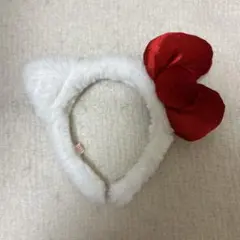 ハローキティ風耳付きカチューシャ