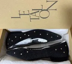 【新品未使用★極美品】LE TALON ポインテッドスタースタッズフラット