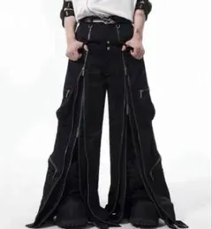 即日発送可能タグ付き確実正規品 STARTEXCEEDEND ファー パンツ STARTEXCEEDEND(スタートエクシードエンド) デニム・ジーパン