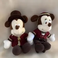 【激レア・開業当時】ディズニーシー ミラコスタ制服 ミッキー＆ミニー ぬいぐるみのサムネイル