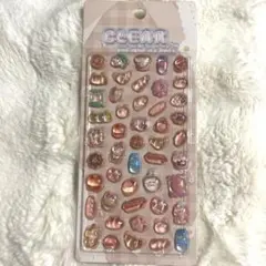 【即発送可能】クリアぷくぷくキャンディシール クマ ボンボンドロップ くま　動物