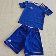 adidas サッカーウェア 上下セット 130cm ブルーのサムネイル