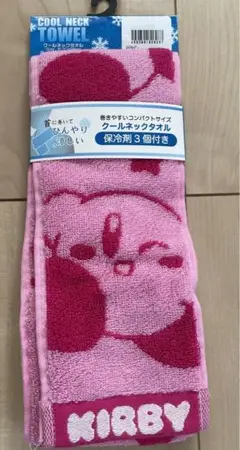 星のカービィ クールネックタオル 保冷剤付 スポーツ フェイス タオル 新品