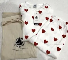PETIT BATEAU プチバトー ハート柄 ルームウェア Sのサムネイル