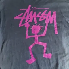 Stüssy ネイビー Tシャツ グラフィックプリント