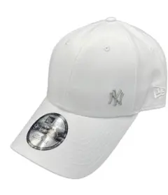 NEWERA ニューエラ NY ヤンキース9forty 白 メタルチャーム