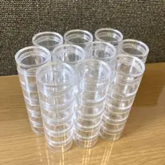 MUJI 無印良品 アクリル小分けケース 5段 10本セット クリア連結タイプ