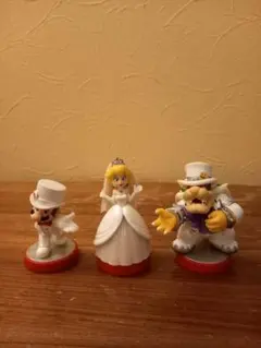 amiibo スーパーマリオ オデッセイ ウェディングシリーズマリオピーチクッパ