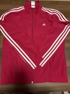 adidas ピンク ジャージジャケット